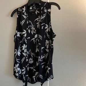 Floral Banana Republic dress blouse